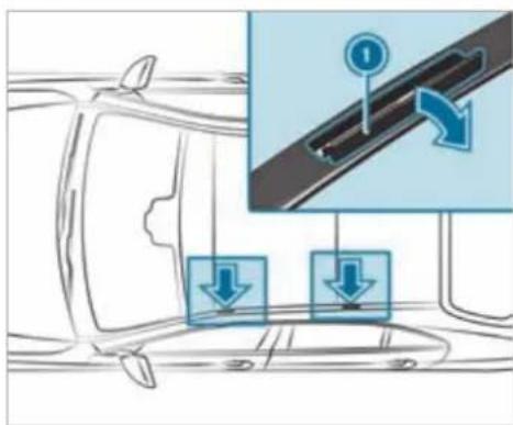 Mercedes-Benz S-Class (2022) - Attaching a roof luggage rack - 5