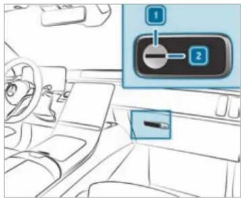 Mercedes-Benz S-Class (2022) - Stowage spaces in the vehicle interior - 2
