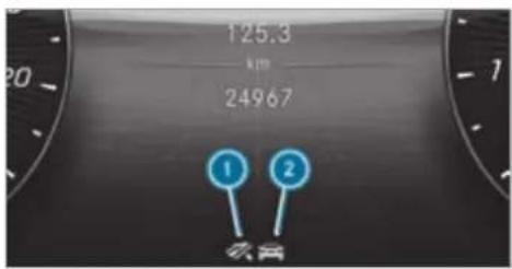 Mercedes-Benz S-Class (2022) - ECO Assist function (vehicles with 48 V on-board electrical system) - 1