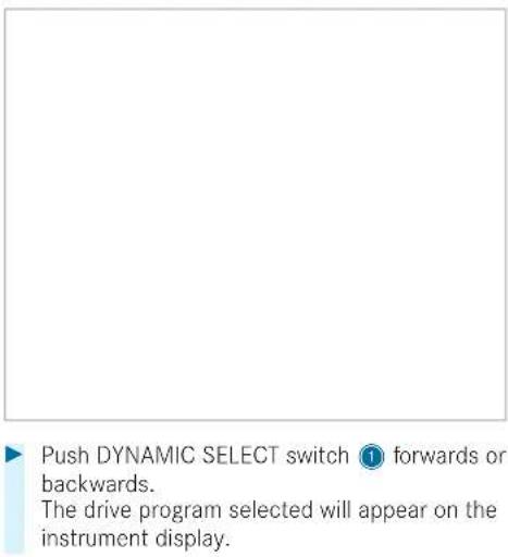 Mercedes-Benz CLS (2022) - Selecting the drive program - 1