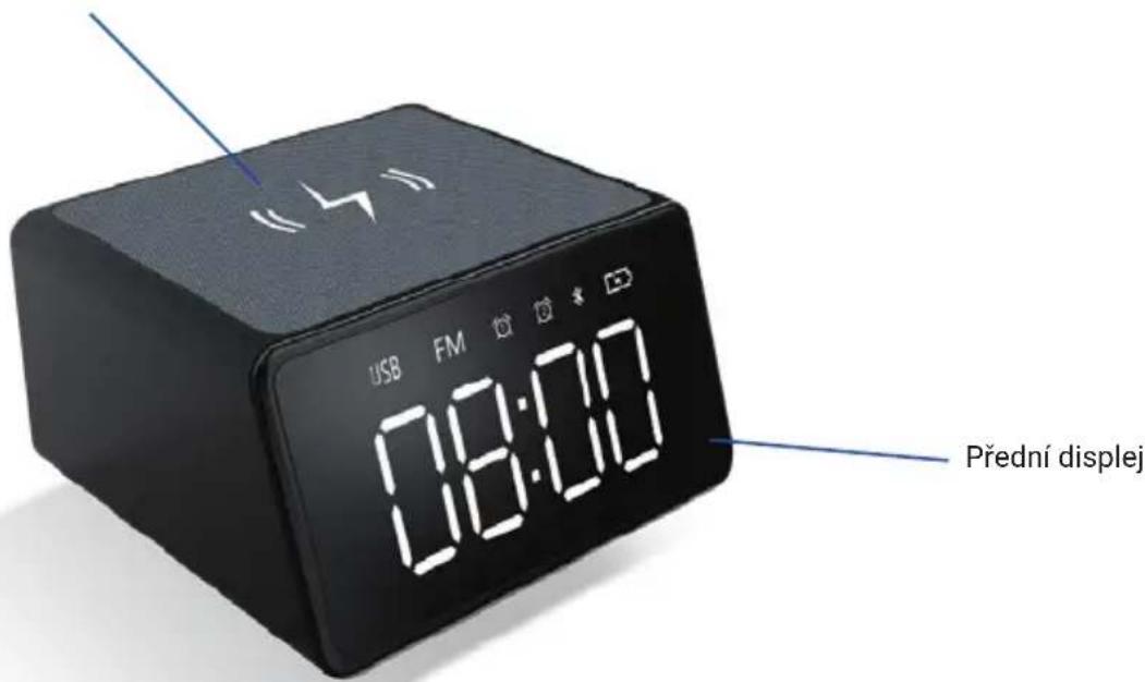 USB FM 08:00 Přední displej