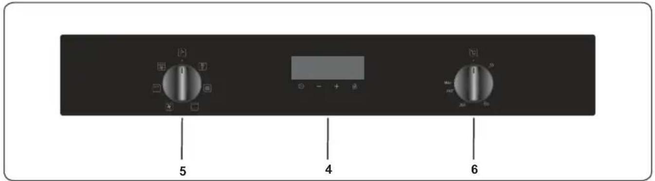 Kluge KTE1020B - Control Panel - 1