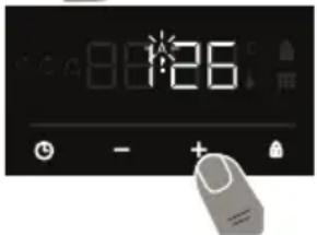 Kluge KTE1020B - Poloautomatické nastavení času (čas ukončení pečení) - 2