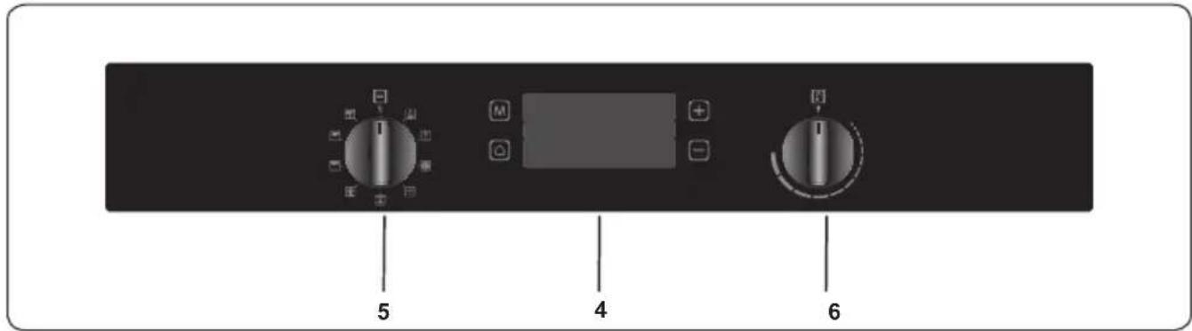 Kluge KTE1030B - Ovládací panel - 1