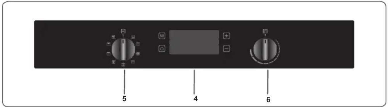 Kluge KTE1030B - Control Panel - 1