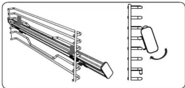 Kluge KTE1030X - Telescopic rails - 2