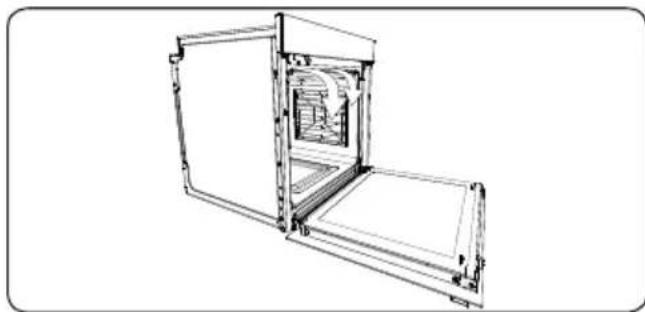 Kluge KTE1030X - Hot Air Shield System in Built-in Ovens - 1