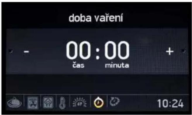 Kluge KTE1040B - Animovaný displej zobrazuje: - 3