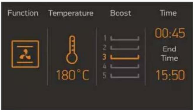 Kluge KTE1040B - Cooking end time - 1
