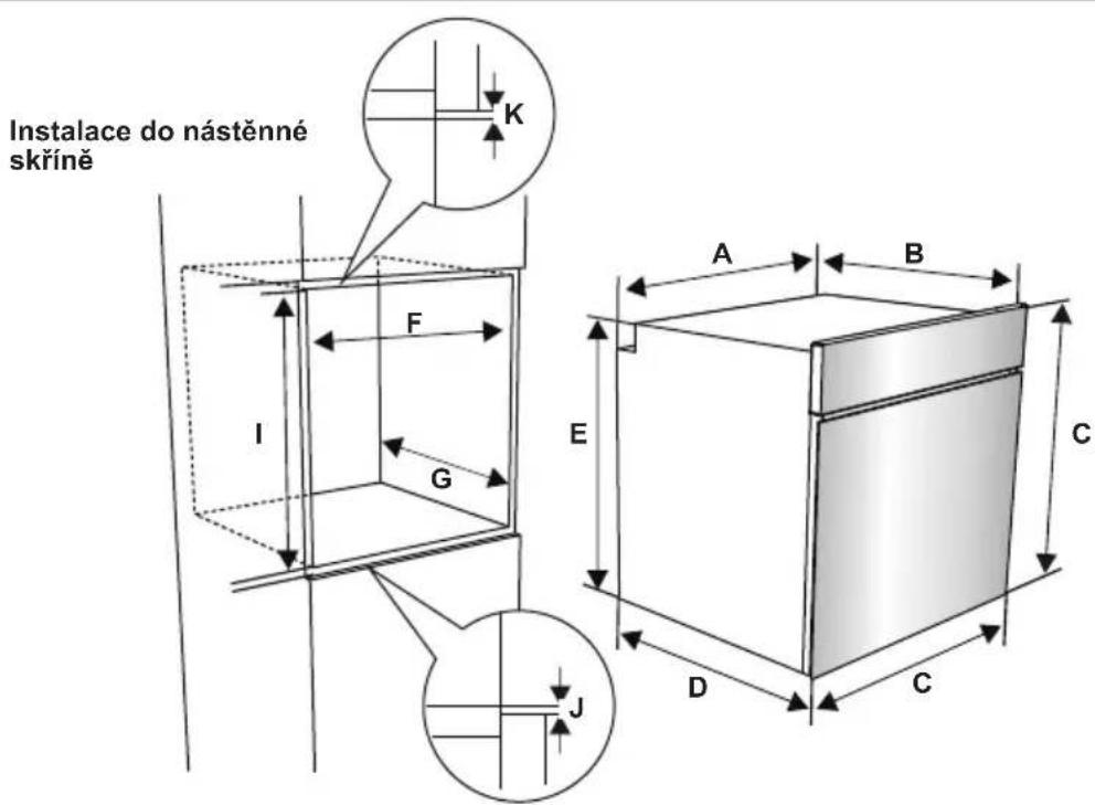Kluge KTE1040B - Montáž pečicí trouby - 2