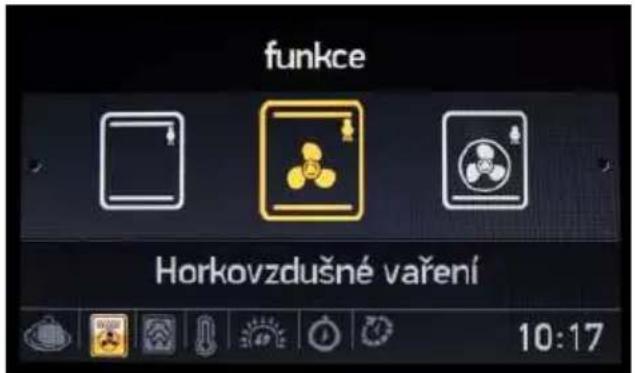 Kluge KTE1040B - Hlavní menu - 1