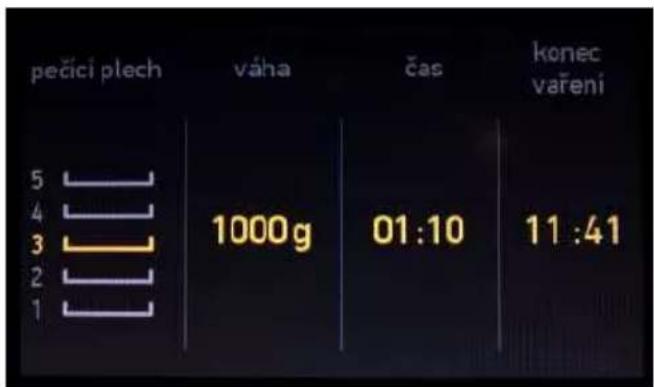 Kluge KTE1040B - Koncový čas varenia - 1