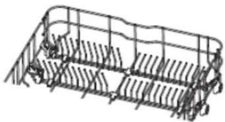 AMICA MV 637 DCB - Skládání stojanů koše - 1