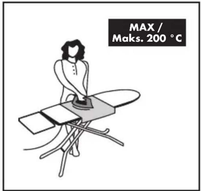 MAX / Maks. 200 °C