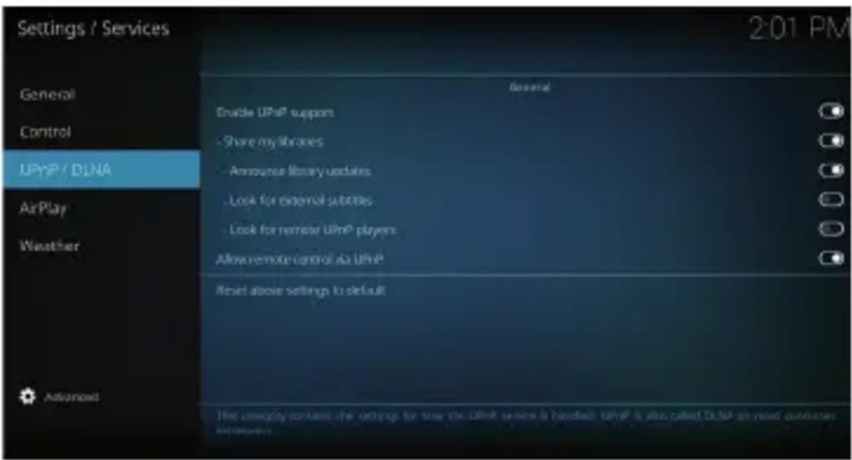 SENCOR SMP ATV2 - Nastavení DLNA Serveru - 2