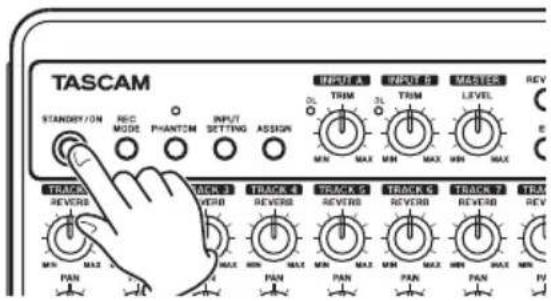 TASCAM STANDER/ON REC MODE PHANTOM INPUT/SETTING ASSIGN INPUT L TRIM MIN MAX MAX MIN MAX MAX TRACK REVERD TRACK REVERD TRACK REVERD TRACK REVERD TRACK REVERD MIN MAX MAX MIN MAX MIN MAX MIN MAX F4 PAN PAN PAN PAN PAN PAN PAN REV E