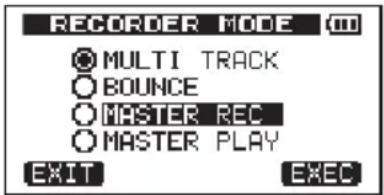TASCAM DP-008 - Recording the master track - 2