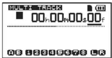 MULTI TRACK 00h 00m 00s 00f A8 12345878 LR
