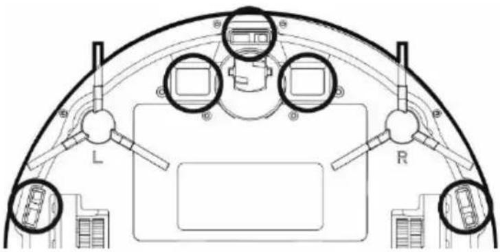 TESLA RoboStar iQ300 - SENSORS, CHARGING CONTACTS AND CHARGING BASE - cleaning once a week - 1