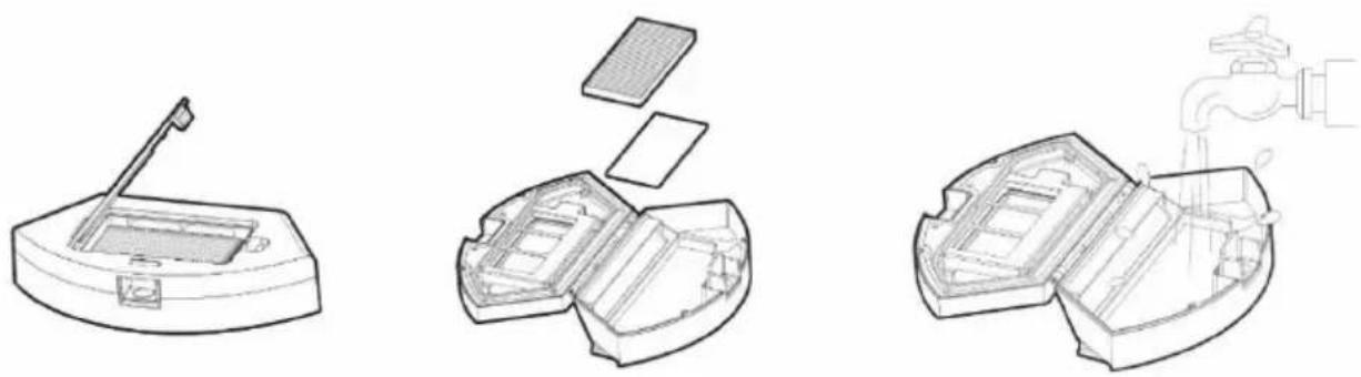 TESLA RoboStar iQ300 - POJEMNIK NA KURZ - czyszczenie po każdym czyszczeniu - 2