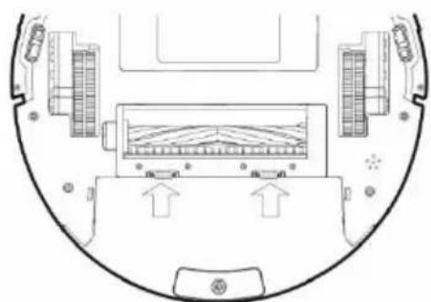 TESLA RoboStar iQ300 - PERIA CENTRALĂ DE CURĂȚARE ȘI PERIILE LATERALE DE CURĂȚARE - curățare o dată pe săptămână - 1