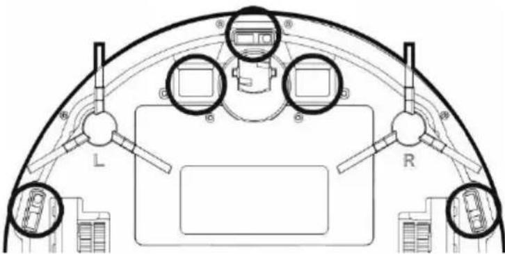 TESLA RoboStar iQ300 - SZENZOROK, TÖLTŐÉRINTKEZŐK ÉS TÖLTŐÁLLOMÁS - heti tisztítás ajánlott - 1
