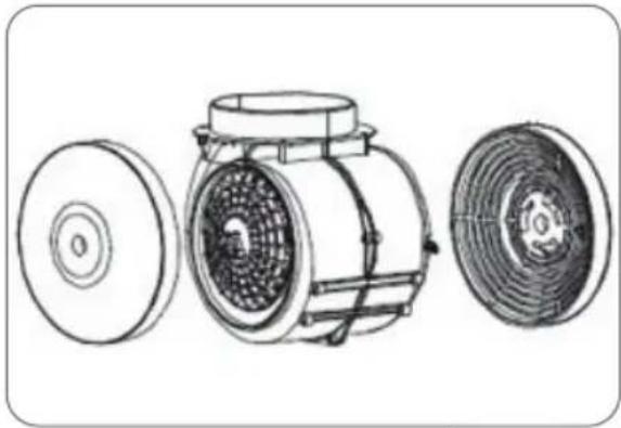 Respekta Svea CH22010SBZ - Fitting the activated carbon filter - 1
