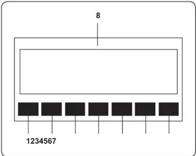 Romo RWF1482B - Elektronický displej - 1