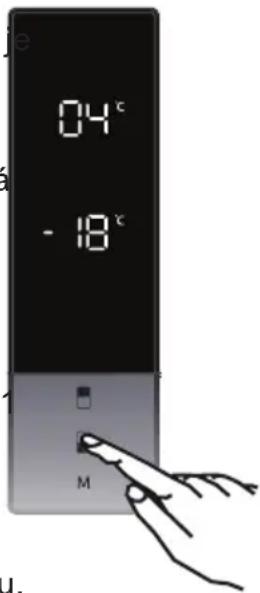 Romo RCN2510LW - Nastavenia teploty mrazničky - 1