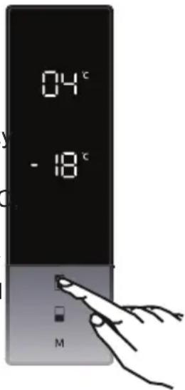 Romo RCN2510LW - Nastavenia teploty mrazničky - 2