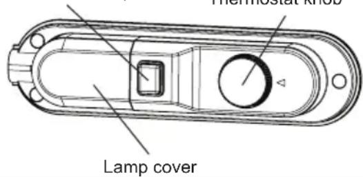 Thermocouple knob Lamp cover