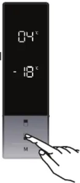 Romo RCN2379LD - Freezer Temperature Settings - 1