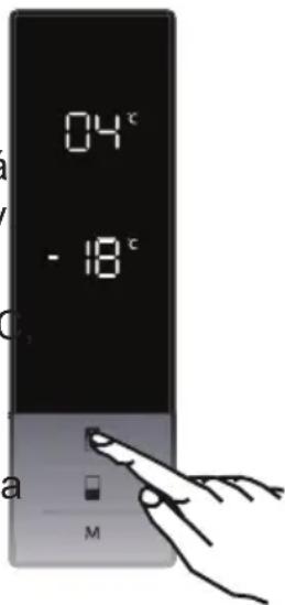 Romo RCN2379LD - Nastavení teploty v chladicím prostoru - 1