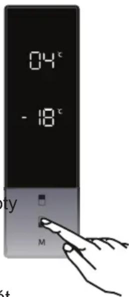 Romo RCN2379LD - Nastavení teploty v mrazicím prostoru - 1