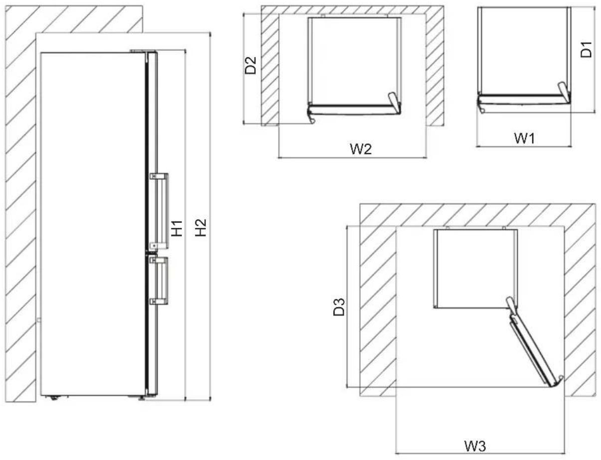Romo RCN2379LD - THE PARTS OF THE APPLIANCE AND THE COMPARTMENTS - 1