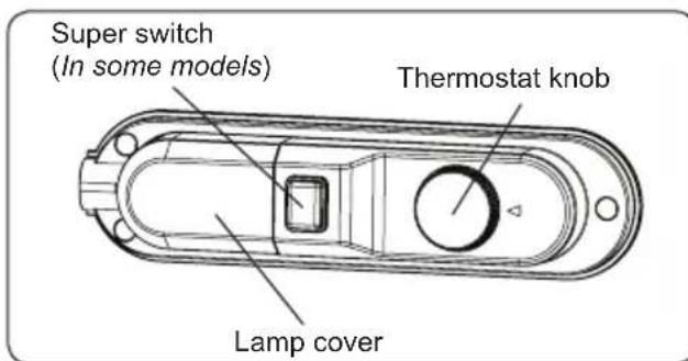 Romo RCS2232W - Nastavenie termostatu chladničky a mrazničky - 3