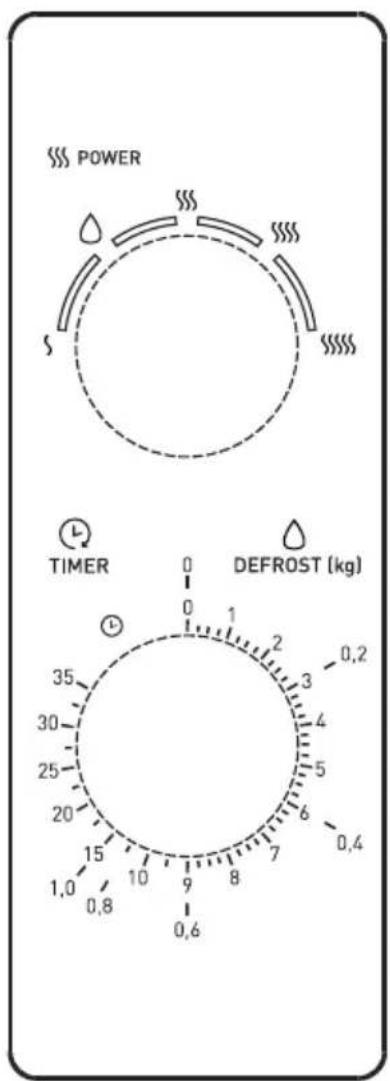POWER TIMER DEFROST (kg)