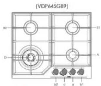 [VDP645G89] B2 B1 D A a2 d a b1