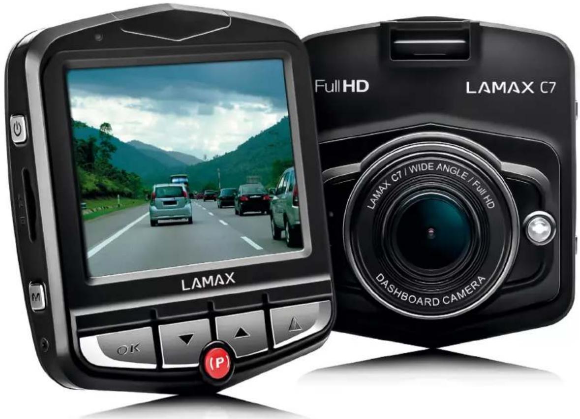 Full HD LAMAX C7 LAMAX C7 | WIDE ANGLE / Full HD DASHBOARD CAMERA OK (P)