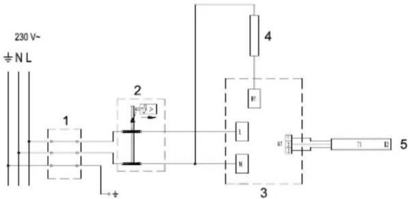 230 V~ ± NL 1 2 4 L N 3 5