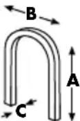POWERFIX IAN 315367 - - Klammer/spik - 2
