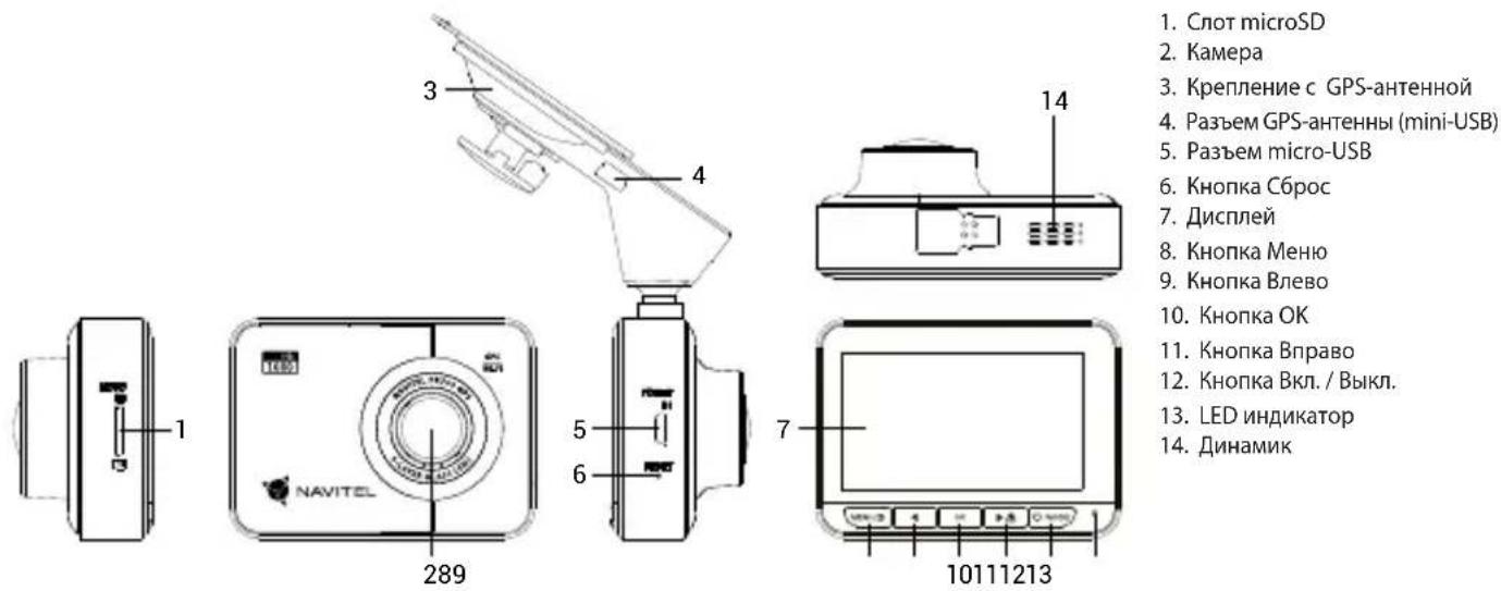 Navitel PR700 GPS - Внешний вид устройства - 1