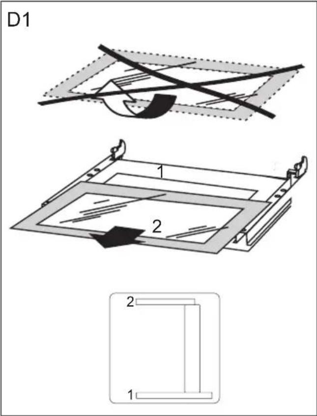 Romo RCG5011M - Vyjmutí vnitřní skleněné tabule - 4
