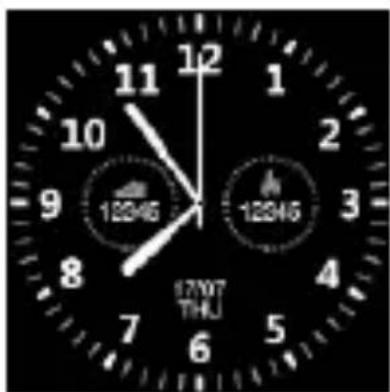 MaxCom Fitgo FW 15 Square - Clock Display - 3