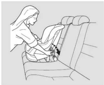 Honda Civic GX (2008) - Installing a Child Seat with a Lap/Shoulder Belt - 1