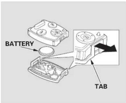 Honda Civic GX (2008) - Replacing the Transmitter Battery - 2