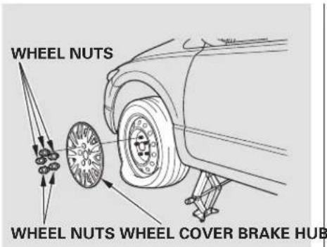 Honda Civic GX (2008) - Changing a Flat Tire - 5