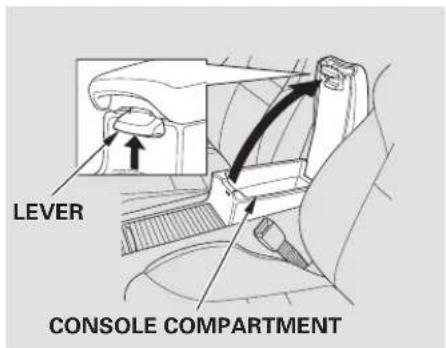Honda Civic GX (2008) - Beverage Holders Console Compartment Glove Box - 2