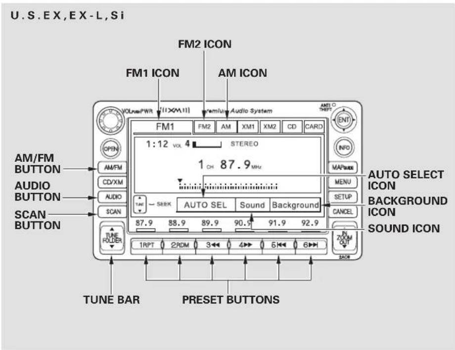 Honda Civic GX (2008) - Voice Control System Playing the AM/FM Radio - 1