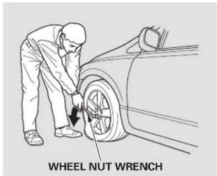 Honda Civic GX (2008) - Changing a Flat Tire - 2